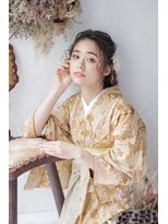 シャルメ 三宮店(CHARMER) 和装におすすめ!シニヨンスタイル!