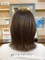 ヘアーリゾートサロン リチェット(Hair Resort Salon Ricetto)&nbsp;外ハネミディアム