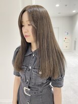 ケンジ 横浜(KENJE)&nbsp;グレージュ/ブリーチなしダブルカラー/ベージュ/横浜美容室