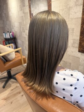 ヘアサロン アプリ(hair salon APPLI) 透明感ミルクティーベージュ
