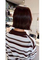 ログ(log)&nbsp;ニュアンスパーマ　髪質改善カラー　顔まわり　レイヤー　艶髪