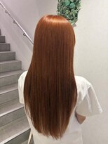ミュー バイ ケンジ 中央林間(miu by KENJE) miu&縄田実乃里 ブリーチ無しでつくるorange