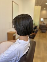 城戸美容堂 丸みボブ×オリーブカラー