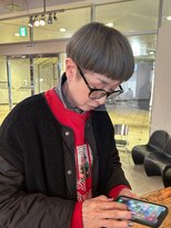 クーヘアー(coohair) グレージュ×マッシュショート