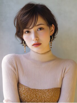 ロッソ 大橋店(Rosso) 流れる毛先の大人ショートボブ【大橋】