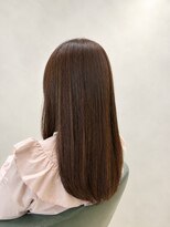ケーズヘアー 津田沼SHORE店(K's Hair)&nbsp;顔周りレイヤーカット韓国風/透明感ブラウン