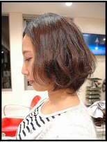 メタ(META) カット+縮毛矯正(ストレート)+低温デジタルパーマ