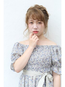 ヘアアンドメイク 心座(hair&make) ルーズなパーティセット