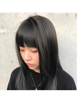 リンク LINK ヘアーサロン HAIRSALON ブルーアッシュ