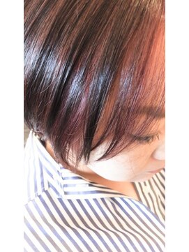 ティアラ Hair beauty Tiara インナーカラー