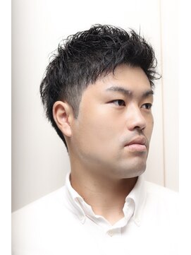 ヘアーアンドグルーミング ヨシザワインク(HAIR&GROOMING YOSHIZAWA Inc.) 【ヨシザワ人形町】刈り上げツーブロック爽やかアップバンク