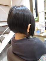 コアフィールフィス(COIFFURE fils) 【見附　今町】キッズカット　前下りボブ　女の子　ボブ