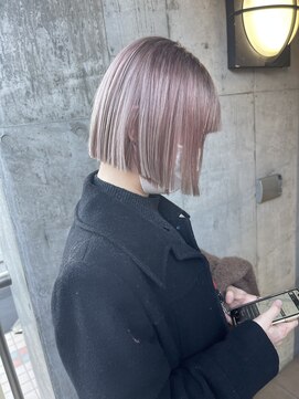 アルカナ 明治神宮前原宿(ARCANA) ホワイトピンク　ペールピンク　ピンクベージュ　ケアブリーチ