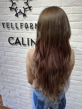 ヘア スパ ビューティー エールフォルム(HAIR SPA BEAUTY YELLFORME) ピンクグラデーションデザイン