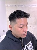 スキンフェードアップバングショートF
