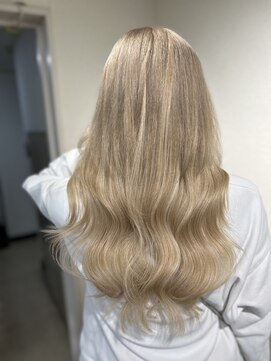 アンク クロス 関内店 ミルクティーハイトーンロング☆【AOI】