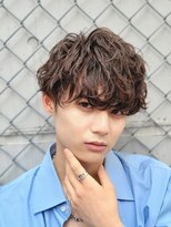 フィフス 原宿(fifth)&nbsp;ツイスト波巻きスパイラルパーマツーブロック韓国コンマヘア原宿