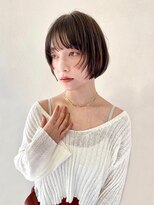 レイラバイアフロート 吉祥寺(Lila by afloat)&nbsp;顔まわりカット/ボブウルフ/顔まわりレイヤー/ミニボブ/暗髪