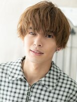 モッズヘアメン 札幌月寒店(mod's hair men)&nbsp;ハイトーンカラー&重めバングで目力ラウンドマッシュd札幌月寒