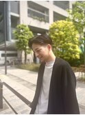 キレイめツーブロック七三