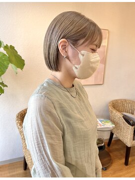 エン(en) ミニボブ×ベージュ