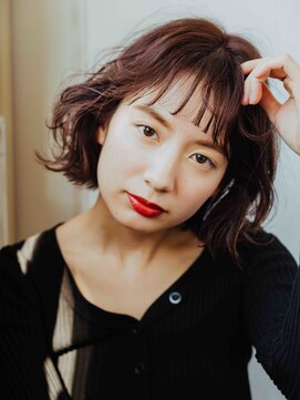 美容室 フラワー 平井店(flower) 切りっぱなしカジュアルボブ[平井/平井駅]