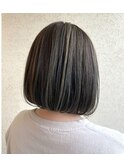 【CASA.mio】寒色系ボブ