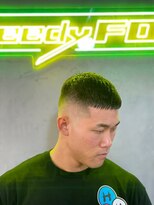 グリーディーフォックス 三軒茶屋(GreedyFOX)&nbsp;波巻き/マッシュパーマ/ウルフ/ハイライト<理容室>三軒茶屋