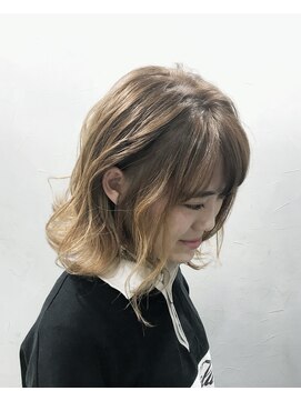 ニッチ(NICHE) 【NICHE HAIR】【西鎌倉】ダブルカラー/ミルクティーベージュ
