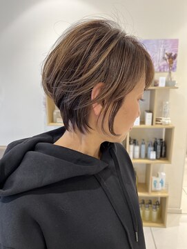 マージュ ギンザ(marju GINZA) 2024 春夏 シフォンショート 白髪ぼかしハイライト