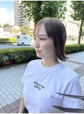 ぱつっと感ボブ