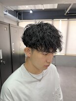 レブ 三条河原町(Reb,)&nbsp;パーマメンズマッシュツーブロックスパイラル