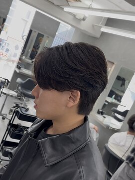 オーバルバイアピッシュ(OVARL by apish) フェザーパーマニュアンスパーマナチュラルパーマメンズパーマ