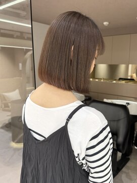 メゾンマイル 恵比寿(maison mile) グレージュカラー/髪質改善/美髪/暗髪/レイヤーカット[恵比寿駅]