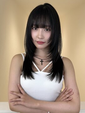 アイトーキョーエス 渋谷(AI TOKYO S) 暗髪×ザクザクレイヤーカット