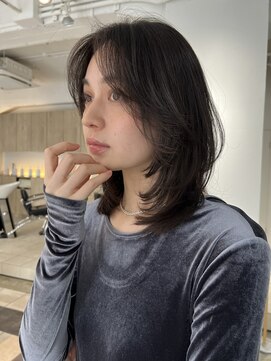 エヌ 烏丸(enu) ミディアムレイヤー/矢谷/enu烏丸/京都美容室