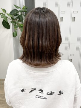 セイドット フクオカ(Say.FUKUOKA) 【レディース・大名】くびれボブ×外ハネ×ショコラカラー