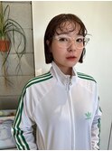タイトミニボブ×前髪パーマはかわいい！！