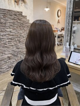 ヘア カンパニー トワ 千葉店(TOWA) 千葉/千葉駅/ダブルカラー/オリーブグレー/黒髪/ヘッドスパ