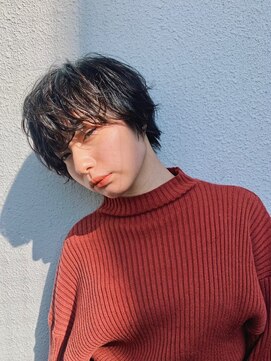 シーン(SCENE) [天神今泉/黒髪カタログ/クラゲヘアー/オリーブグレー]