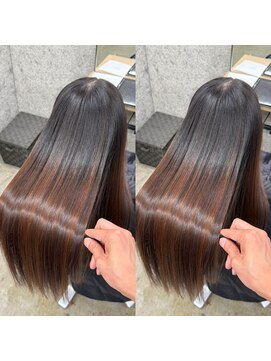  #髪質改善#縮毛矯正#美髪矯正#レイヤーカット#白髪ぼかし