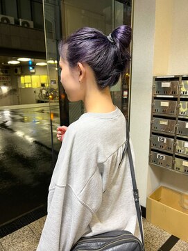 フィックスヘアー 梅田店(FIX-hair) パープルカラー