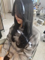 マリアバイアフロート(Maria by AFLOAT)&nbsp;【ロングレイヤーカット/センターパート/バタフライレイヤー】