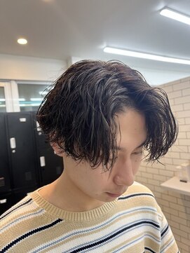 オムデュー(HOMME DEUX) 【YUKI】波巻きパーマ