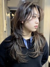 フォート(FORT) 外国人風ハイライト/バタフライレイヤーカット/ハッシュカット