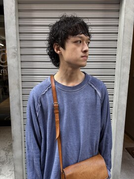 ヨハク メンズ 大阪梅田中崎町(yohaku メンズ) メンズカット+スパイラルパーマ