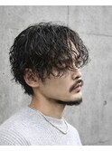 men'shair/波巻きツイストスパイラル/ニュアンスパーマ