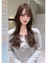 サロウィン 高崎(SALOWIN) ウェーブヘア×外ハネ×レイヤーカット{高崎/髪質改善/韓国ヘア/