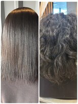 コルバース(COL BIRTH)&nbsp;強めのクセやうねりも髪質改善縮毛矯正で美艶髪に！