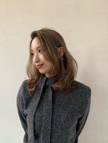 ハウリーヘアアンドスパ(HAURY hair&spa)&nbsp;レイヤーカット×透明感ベージュ